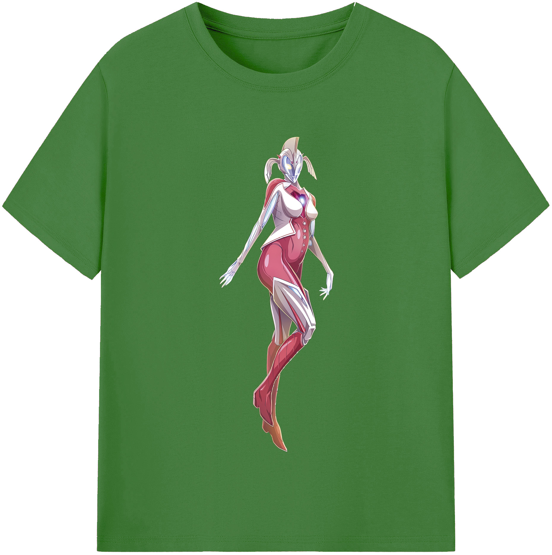 （画像用） ウルトラマン Ultraman レディースカジュアルプリントTシャツ（綿100％）